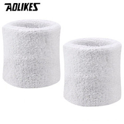 Bộ 2 băng thấm mồ hôi cổ tay AOLIKES A-0230-2 Sport Fitnes Absorb Sweat And Wrist Protctor