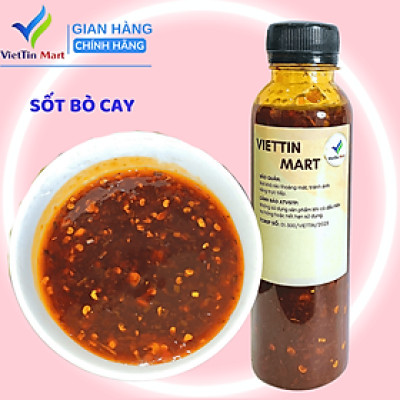 Sốt Tắc, Sốt Bò Cay Chấm Bánh Tráng 250g VietTin Mart