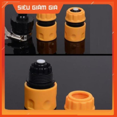 Bộ dây vòi xịt nước rửa xe, tưới cây . tăng áp 3 lần, loại 7m, 10m 206701 đầu đồng, cút, nối đen