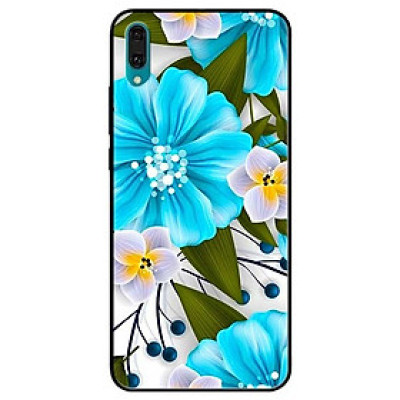 Ốp lưng dành cho Huawei Y7 Pro (2019) mẫu Hoa Xanh Trắng