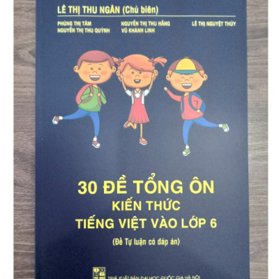 Sách - Combo 3 cuốn 30 đề luyện thi vào lớp 6 ( toán + tiếng việt + tiếng anh )