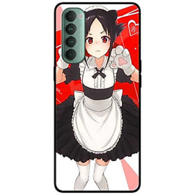 Ốp lưng dành cho Oppo Reno 4 Pro mẫu Cô Gái Mèo