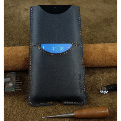 Bao Da Rút cho điện thoại Note20 Ultra, S22 Ultra, S21 Plus, Note 10 Plus Da Bò Thật may máy cao cấp