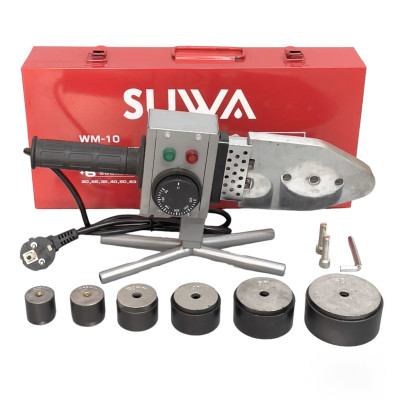 Máy hàn nhiệt 1000W ống nước PPR với 6 đầu hàn 20-63mm (cao cấp)