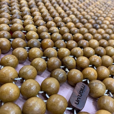 Chiếu Hạt Gỗ Bách Xanh Cao Cấp Hạt 1.2cm ( video , hình thật )