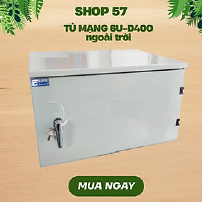 Tủ Mạng Ngoài Trời 6UD400 Famrack – Tủ Rack 6U Hàng Chính Hãng, Chống Nước, Chống Gỉ – Lắp Thiết Bị Mạng LAN