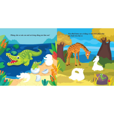 Sách - Combo 4 Cuốn Bóc Dán Hình Động vật đáng yêu - Animal Stickers (VT) mk