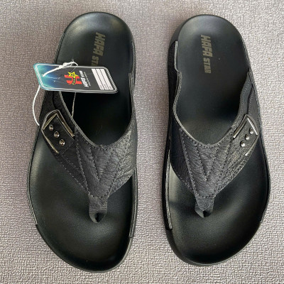 Dép xỏ ngón nam da bò 2 màu nâu đen XN115 đế nhẹ thoáng khí