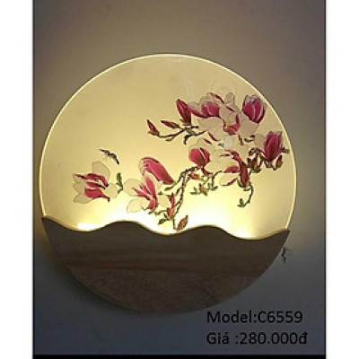 Đèn tường hoa lan trang trí phòng ngủ, cầu thang phòng khách