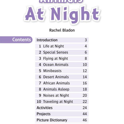Oxford Read and Discover 4 Animals at Night