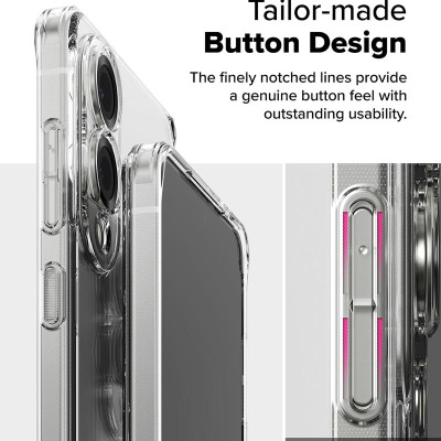 Ốp lưng cho Samsung Galaxy S25 Edge RINGKE Fusion - Hàng Chính Hãng