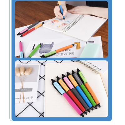 Hộp 10 Bút bi gel STABILO Palette 268 XF 0.5mm (GP268XF/10) - Đỏ