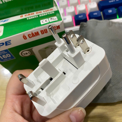 Ổ Cắm Du Lịch Đa năng MPE TA1 - Universal Travel AC