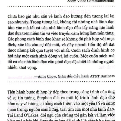 Trao Niềm Tin Và Truyền Cảm Hứng - Trust And Inspire