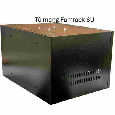 Tủ Mạng Treo Tường 06U D600 Famrack – Hàng Chính Hãng, Chuẩn Rack 19"