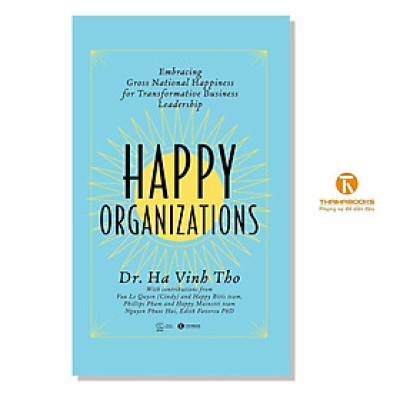 Sách - Happy Organizations - Bản Tiếng Anh - Dr. Ha Vinh Tho - Thái Hà Books