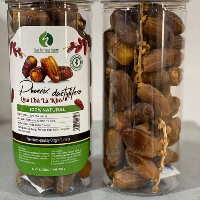 Chà là sấy khô nguyên cành Tunisia (hộp 250gr)
