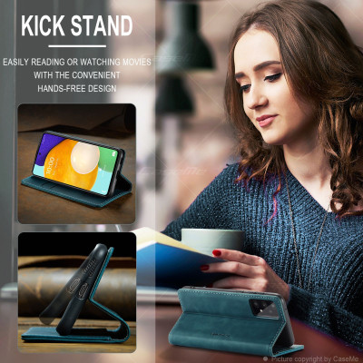 Bao da ốp lưng dành cho Samsung Galaxy A14 5G, A04, A04s, A23 5G, A24, A34 5G, A54 5G dạng ví case cao cấp, kiểu dáng sang trọng thời trang, ngăn đựng thẻ tiện lợi, bảo vệ điện thoại toàn diện - Hàng chính hãng