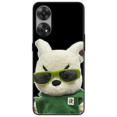 Ốp lưng cho Oppo Reno 2Z - 2F - Reno 6Z - Reno 7Z 5G - 8Z 5G - Reno 8T 4G - Reno 8T 5G - Thỏ Kính Xanh - Hàng Chính Hãng