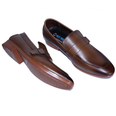 Giày tây nam Huy Hoàng màu nâu đỏ HT7504