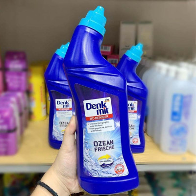 Dung dịch tẩy bồn cầu Denkmit WC Reiniger Ozean Frische Đức 1 Lít