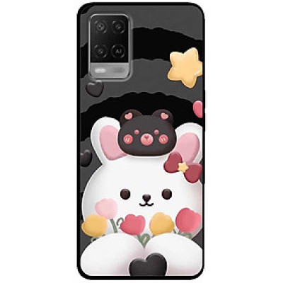 Ốp lưng cho Oppo A54 - A55 - A55s - Oppo A56 5G - Oppo A18 - A38 - A58 - Thỏ Trắng Sao - Hàng Chính Hãng