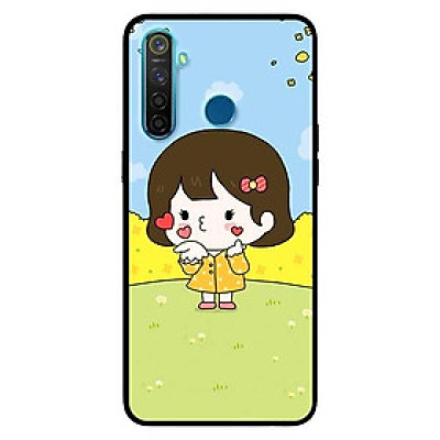Ốp lưng dành cho Realme 3 - Realme 3 Pro - Realme 5 / 5s / 5i / 6i / 6i - Realme 5 Pro mẫu Cô Bé Áo Vàng