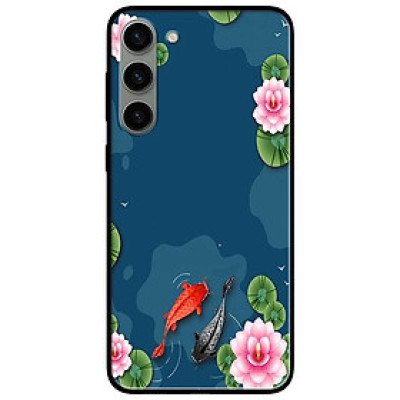 Ốp lưng dành cho Samsung S23 - S23 Plus - S23 Ultra - A34 5G - A54 5G mẫu Cá Koi Đỏ Sen Hồng