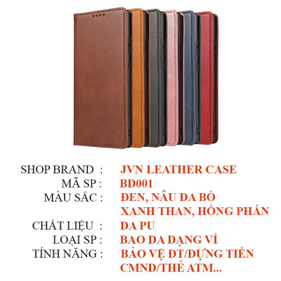 Bao da ốp lưng dành cho Samsung Galaxy S20, S20 Plus, S20 FE, S20 Ultra, S21, S21 FE, S21 Plus, S21 Ultra dạng ví cao cấp, kiểu dáng sang trọng thời trang, ngăn đựng thẻ tiện lợi, bảo vệ điện thoại toàn diện - Hàng chính hãng