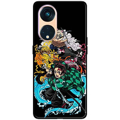 Ốp lưng dành cho Oppo Reno 8T 4G - Reno 8T 5G - Reno 10 5G - Reno 10 Pro 5G - Anime 5 Thợ Săn - Hàng Chính Hãng