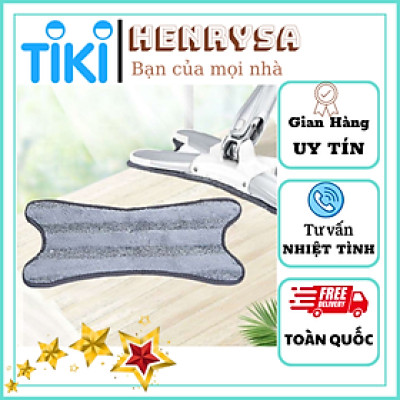 Miếng lau nhà tự vắt chổi chữ X thông minh - Henrysa