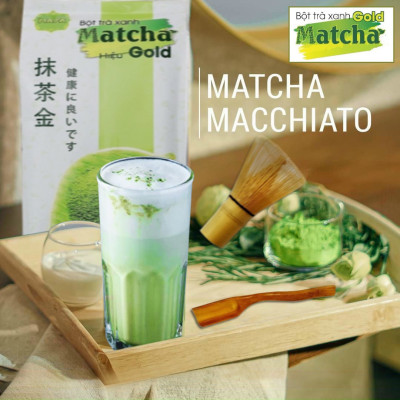 Combo 2 túi Bột trà xanh Matcha Gold (2 túi x 500g)