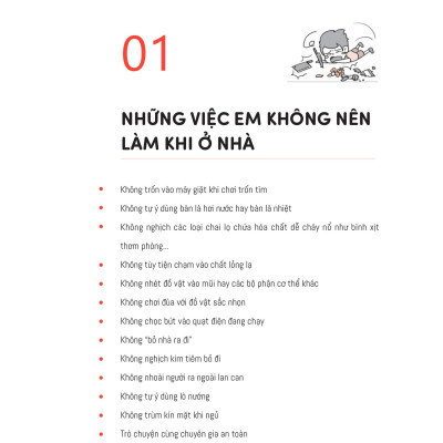 Sách - Kĩ Năng An Toàn Cho Học Sinh - An Toàn Khi Ở Nhà