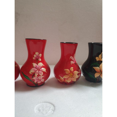 Bình Sơn Mài Họa Tiết Hoa Cao Cấp Thanh Bình Lê size 10x7 cm