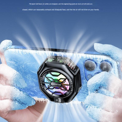 Tản nhiệt sò lạnh Led TL05 Gaming siêu mát cho điện thoại hàng nhập khẩu