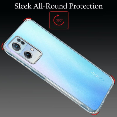 Ốp lưng silicon dẻo cho OPPO Reno7 / Reno7 Pro / Reno7 Z hiệu Ultra Thin trong suốt mỏng 0.6mm độ trong tuyệt đối chống trầy xước - Hàng nhập khẩu