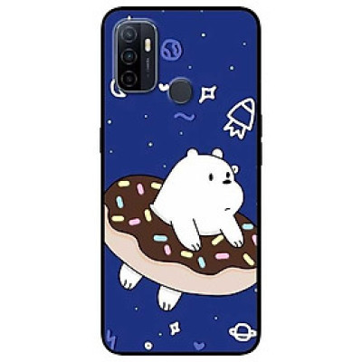 Ốp lưng dành cho Oppo A53 - A93 / F17 Pro - A31 - A8 2019 mẫu Gấu Trắng Donut
