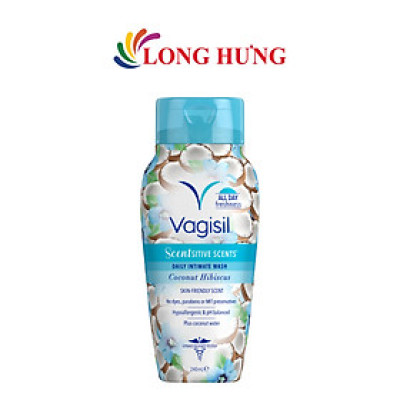 Dung dịch vệ sinh phụ nữ Vagisil Scentsitive Scents Daily Intimate Wash (240ml/354ml)	- Hàng chính hãng