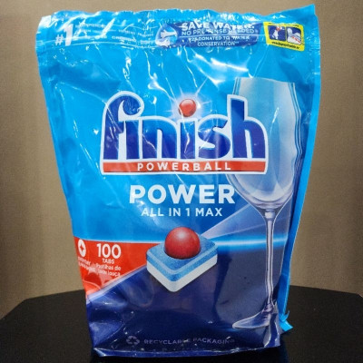 Viên rửa bát Finish All In 1 Max 100 Viên- Ba Lan ( Viên cao cấp 10 chức năng)