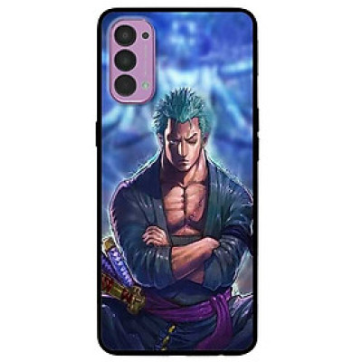 Ốp lưng dành cho Oppo Reno 4 mẫu Zoro Nền Xanh