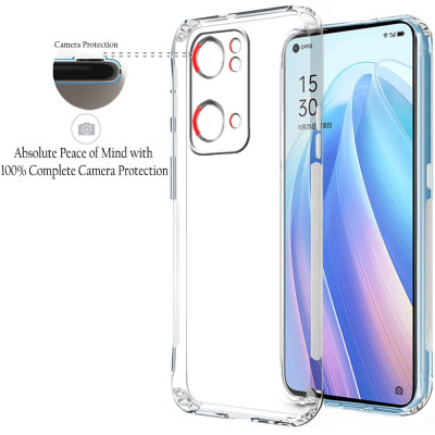 Ốp lưng silicon dẻo cho OPPO Reno7 / Reno7 Pro / Reno7 Z hiệu Ultra Thin trong suốt mỏng 0.6mm độ trong tuyệt đối chống trầy xước - Hàng nhập khẩu