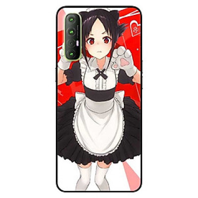 Ốp lưng dành cho Oppo Reno 3 Pro mẫu Cô Gái Mèo