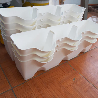 Chậu Treo Trồng Rau Ban Công Đứng Minigarden (Set 10 Bộ) nhập khẩu Châu Âu kèm hệ thống tưới nhỏ giọt bán tự động với năng suất rau cao