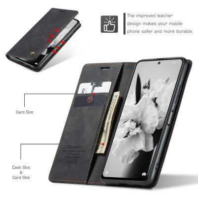 Bao da ốp lưng dành cho Samsung Galaxy A14 5G, A04, A04s, A23 5G, A24, A34 5G, A54 5G dạng ví case cao cấp, kiểu dáng sang trọng thời trang, ngăn đựng thẻ tiện lợi, bảo vệ điện thoại toàn diện - Hàng chính hãng