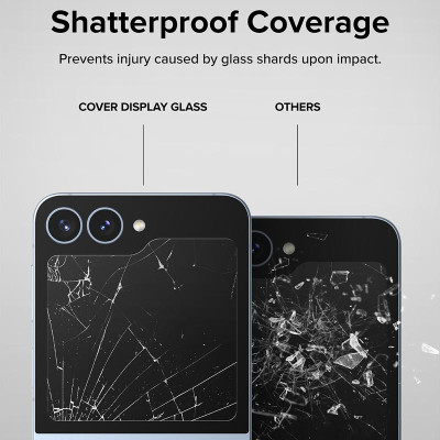 Combo 2 Bộ Miếng Dán Màn Hình RINGKE 3-in-1 Protector dành cho Samsung Galaxy Z Flip 6 (dán màn hình ngoài, màn trong, dán viền)_ Hàng chính hãng