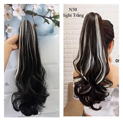 Tóc Ngoặm line cao cấp chịu nhiệt- hình thật