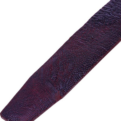 Thắt Lưng Nam Da Đà Điểu Bản Lớn Trơn Đầu Kim Màu Nâu Đất Huy Hoàng HT4430 - Nâu Đất