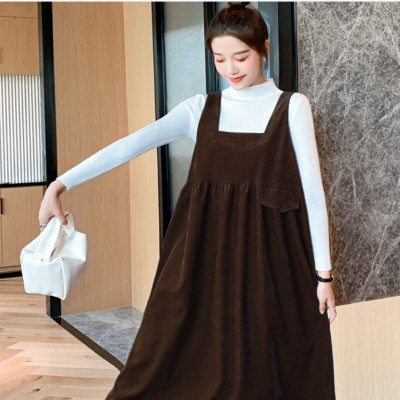 ĐẦM BẦU  VÁY BẦU CÔNG SỞ  YẾM THỜI TRANG SOCOLA MẶC ĐƯƠC 2 MĂT TRƯỚC SAU không kèm áo  thun