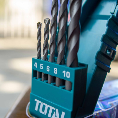 BỘ MŨI KHOAN ĐA NĂNG 5 CHI TIẾT 4-10MM TOTAL TACSD7156