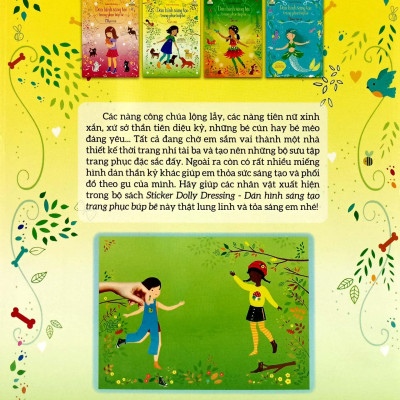 Bộ Sticker Dolly Dressing - Dán Hình Sáng Tạo Trang Phục Búp Bê - Bộ 1 (Bộ 4 Tập)